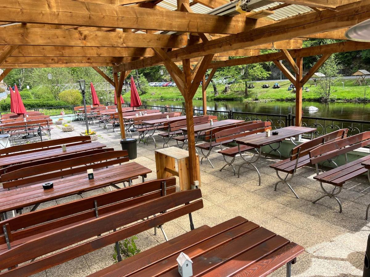 Pension Sternschnuppe, Treseburg Harz, Unmittelbar Am Wasser Thale Ngoại thất bức ảnh