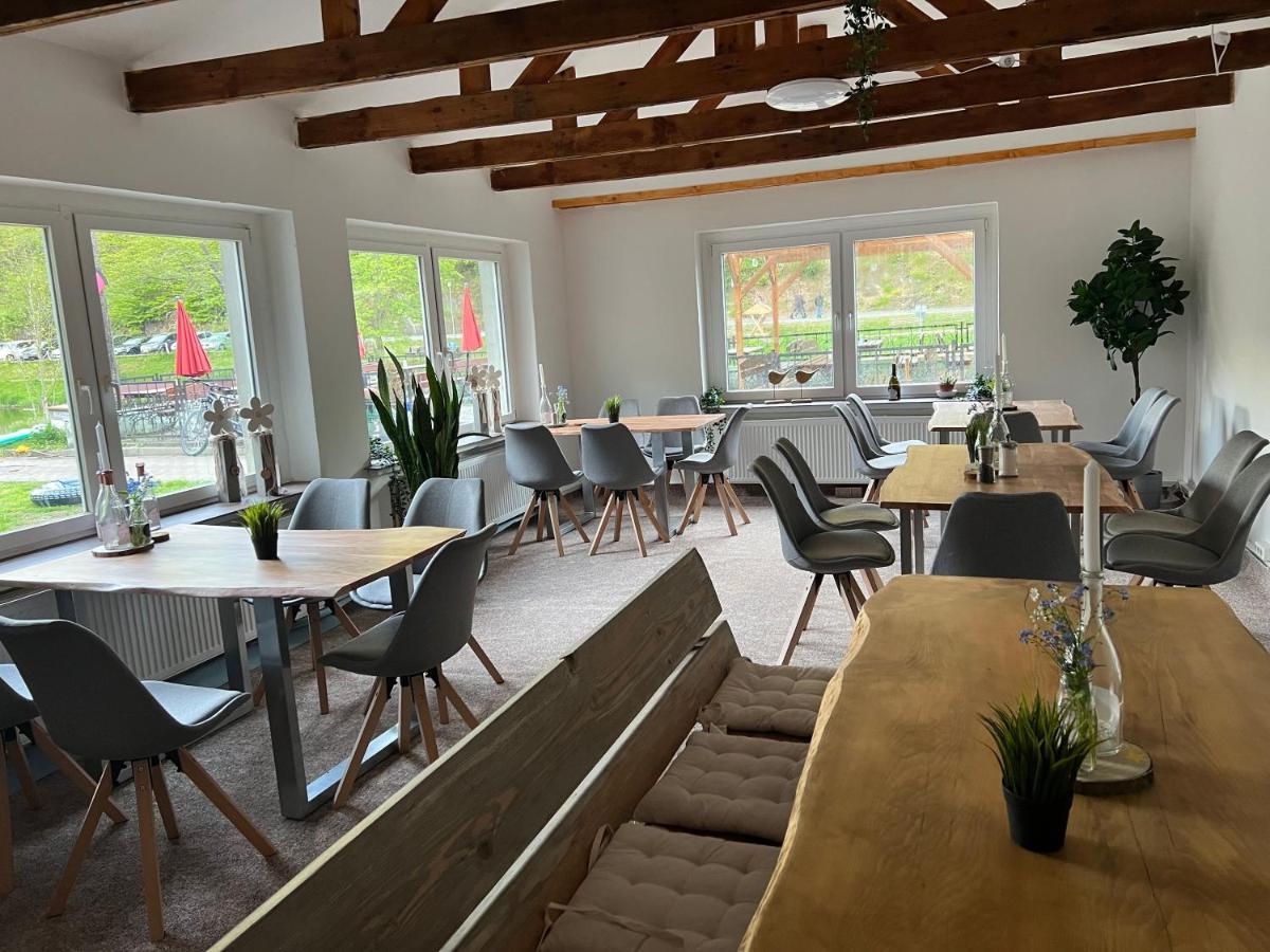 Pension Sternschnuppe, Treseburg Harz, Unmittelbar Am Wasser Thale Ngoại thất bức ảnh