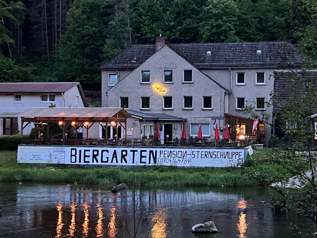 Pension Sternschnuppe, Treseburg Harz, Unmittelbar Am Wasser Thale Ngoại thất bức ảnh